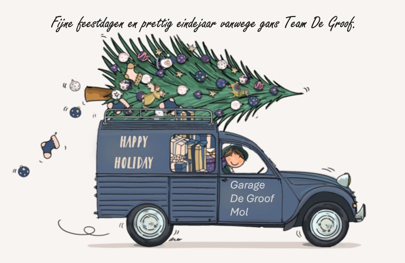 Tijdens de kerstperiode gesloten van 20/12 tot en met 4/1/26